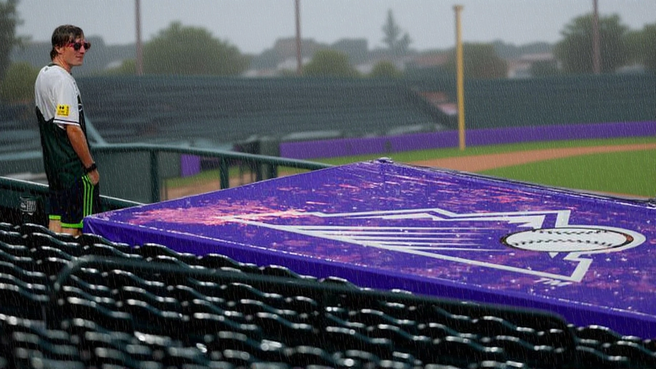 Diamondbacks vs Rockies Game Delayed by Denver Storms